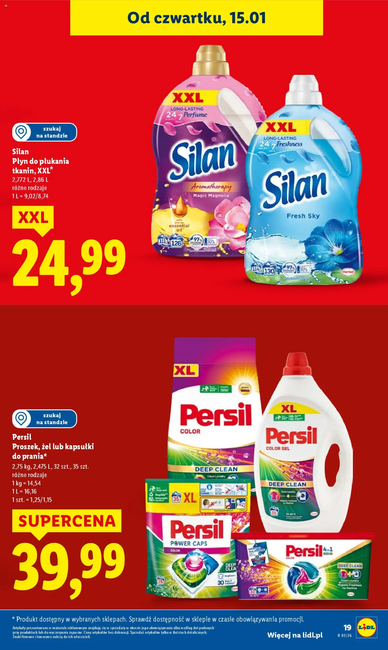 Lidl Gazetka od 15.01.2026 | Strona: 19 | Produkty: Persil