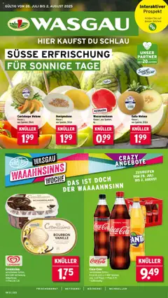 Wasgau Prospekt 	 gültig ab dem 28.07.2025
