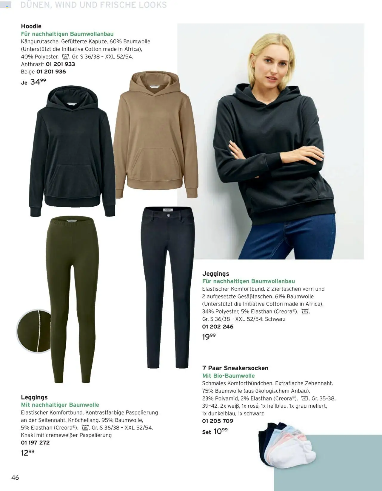 Angebote Tchibo - gültig ab dem 01.08.2025 | Seite: 46 | Produkte: Hoodie, Leggings