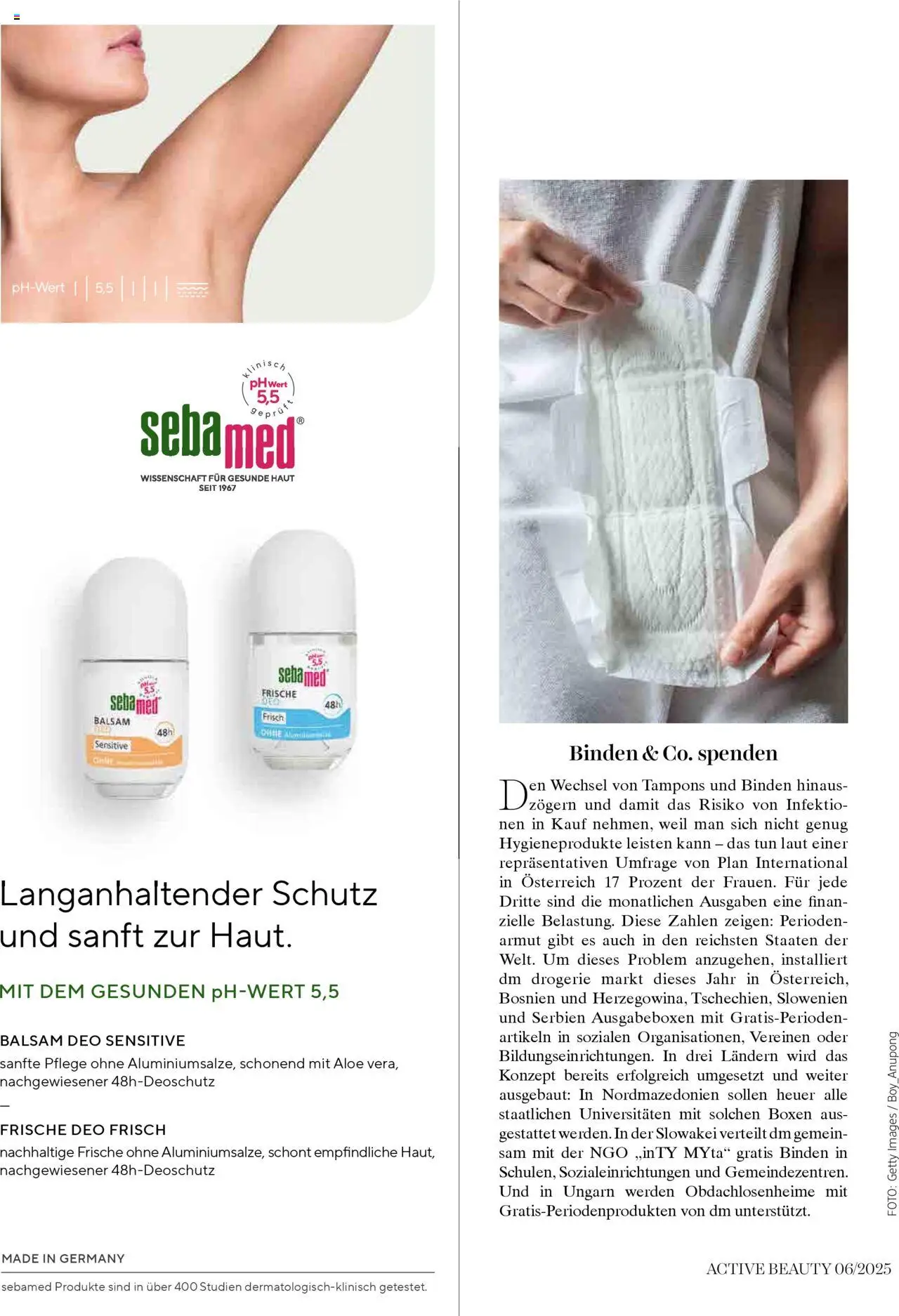 dm drogerie markt Active Beauty Magazin 06/2025 gültig ab 05.06.2025 | Seite: 106
