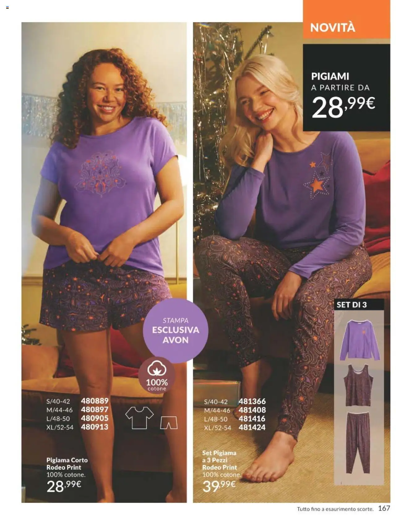 Volantino Avon del 01.10.2025 | Pagina: 167 | Prodotti: Pigiama, Stampa