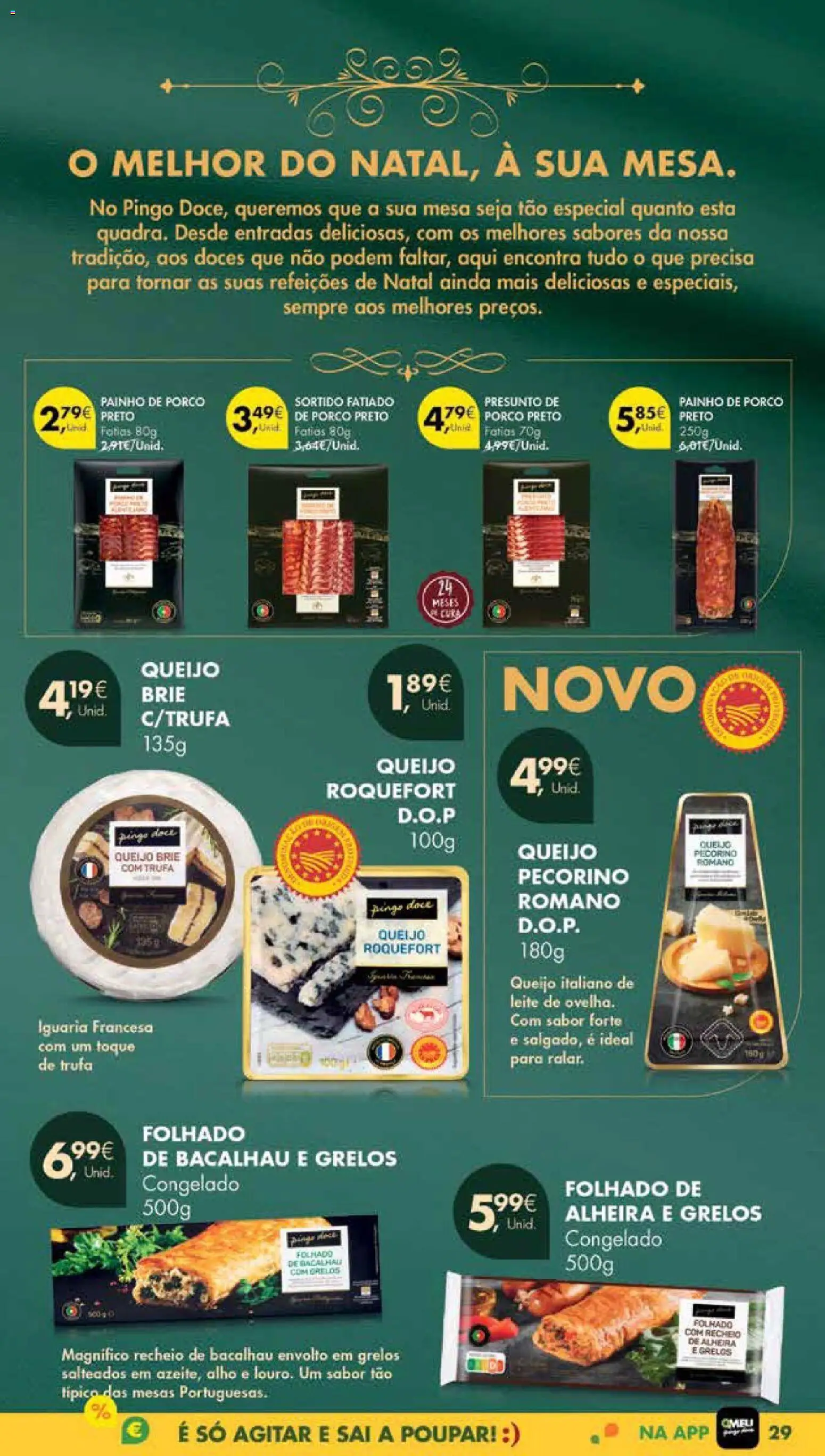 Pingo Doce Poupe Esta Semana Madeira │ válido de 25.11.2025 | Página: 29 | Produtos: Bacalhau, Queijo, Presunto, Alheira