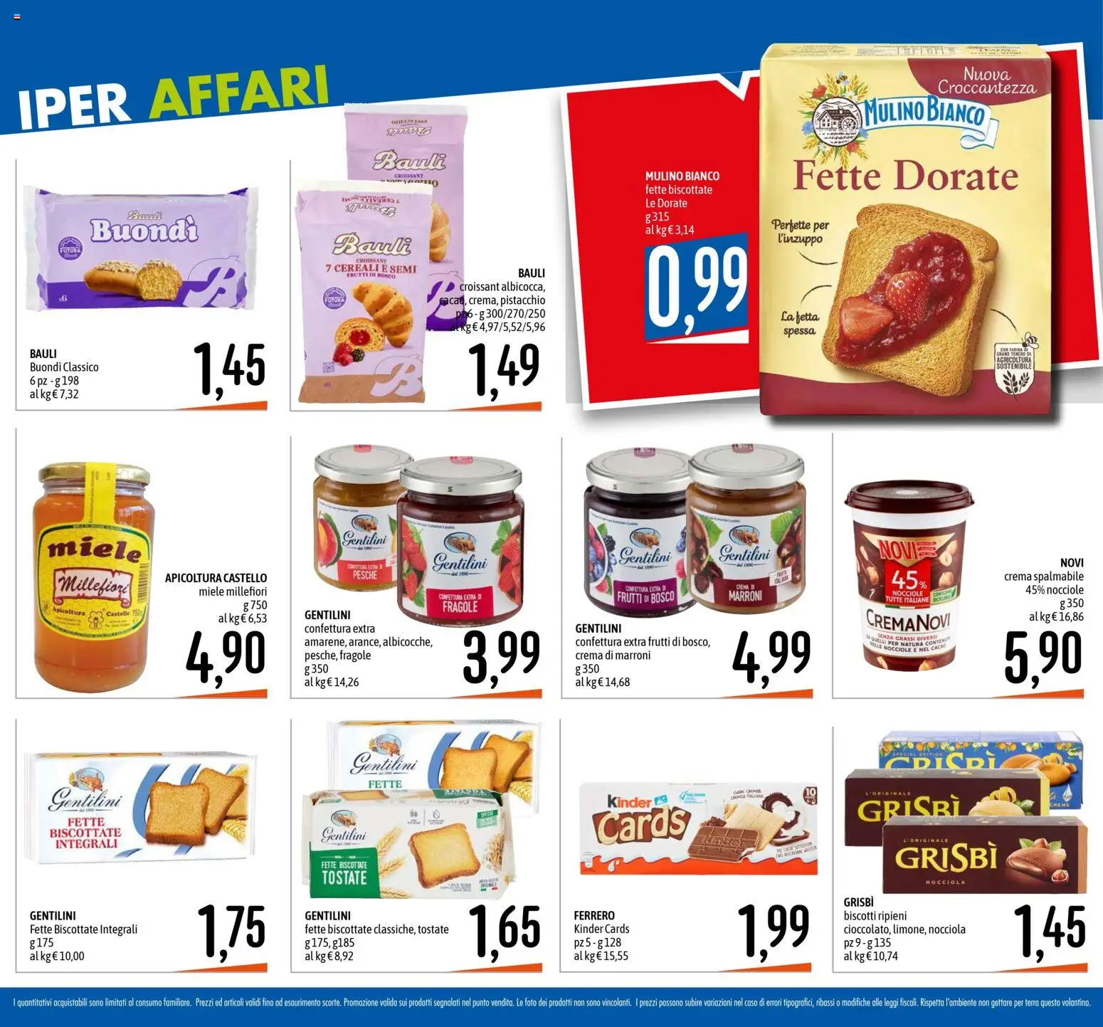 Volantino Emisfero del 30.10.2025 | Pagina: 4 | Prodotti: Crema, Fragole, Cereali, Miele