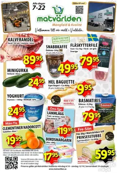 Matvärlden - erbjudanden - Veddesta - Förhandsvisning av reklamblad från butik Matvärlden aktuell från 06.10.2025