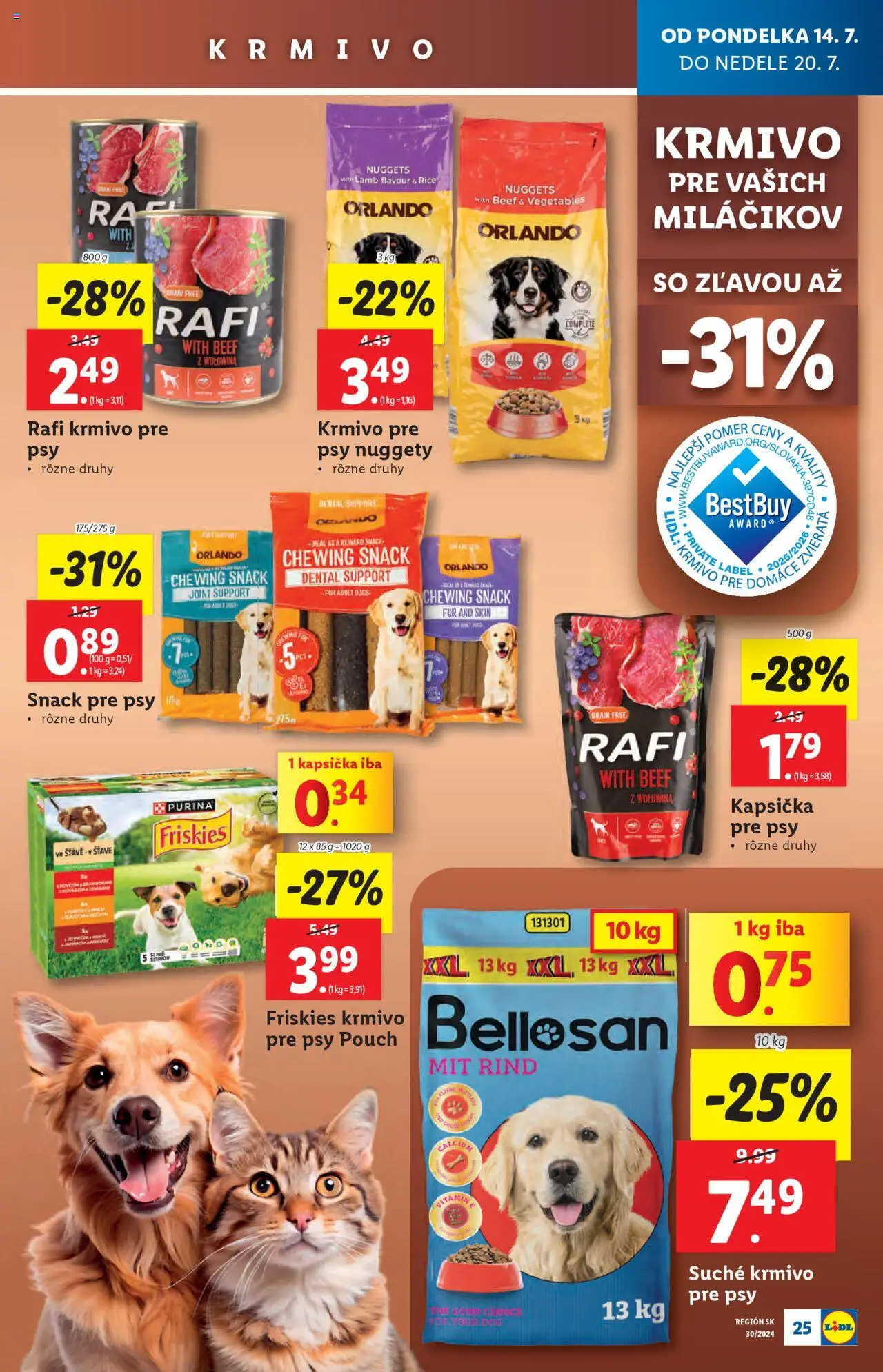 Lidl leták │ platný od 14.07.2025 | Strana: 27 | Produkty: Friskies