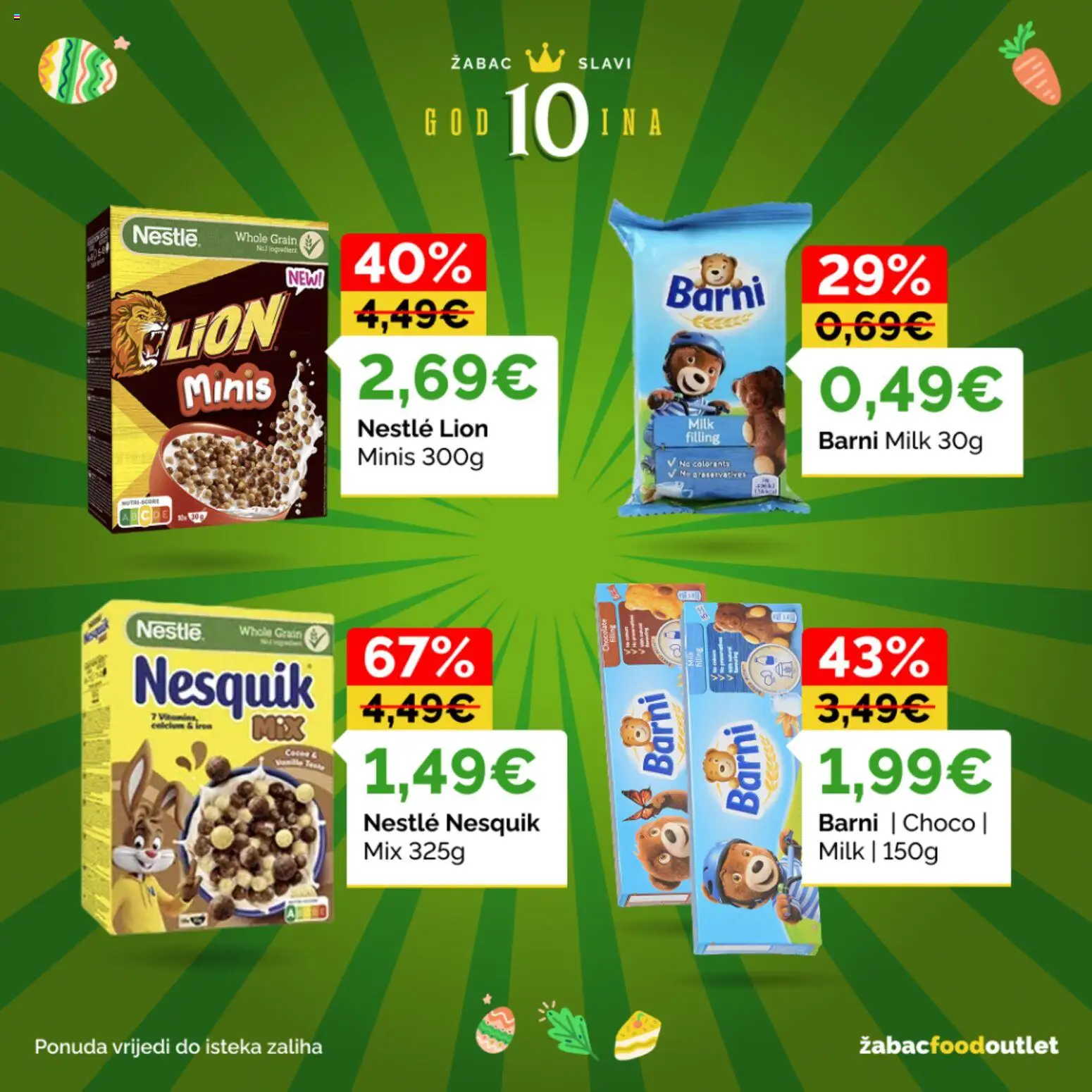 Žabac katalog | vrijedi od 30.03.2026 | Stranica: 28 | Proizvodi: Nesquik