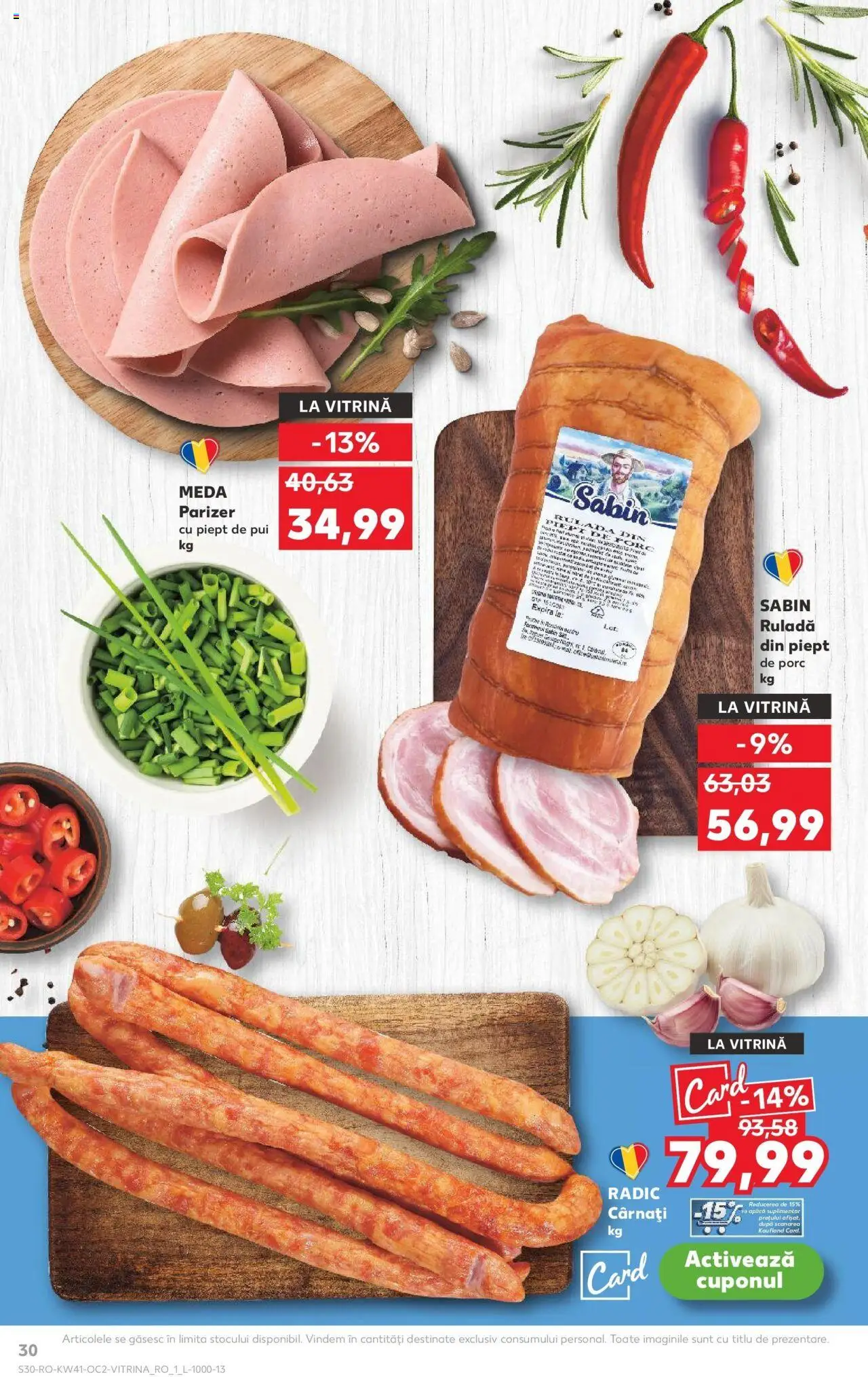 Noul catalog Kaufland – valabil de la 08.10.2025 | Pagină: 30 | Produse: Hacıyatmaz Kedi Oyuncağı, Vitrină, Parizer, Cârnați