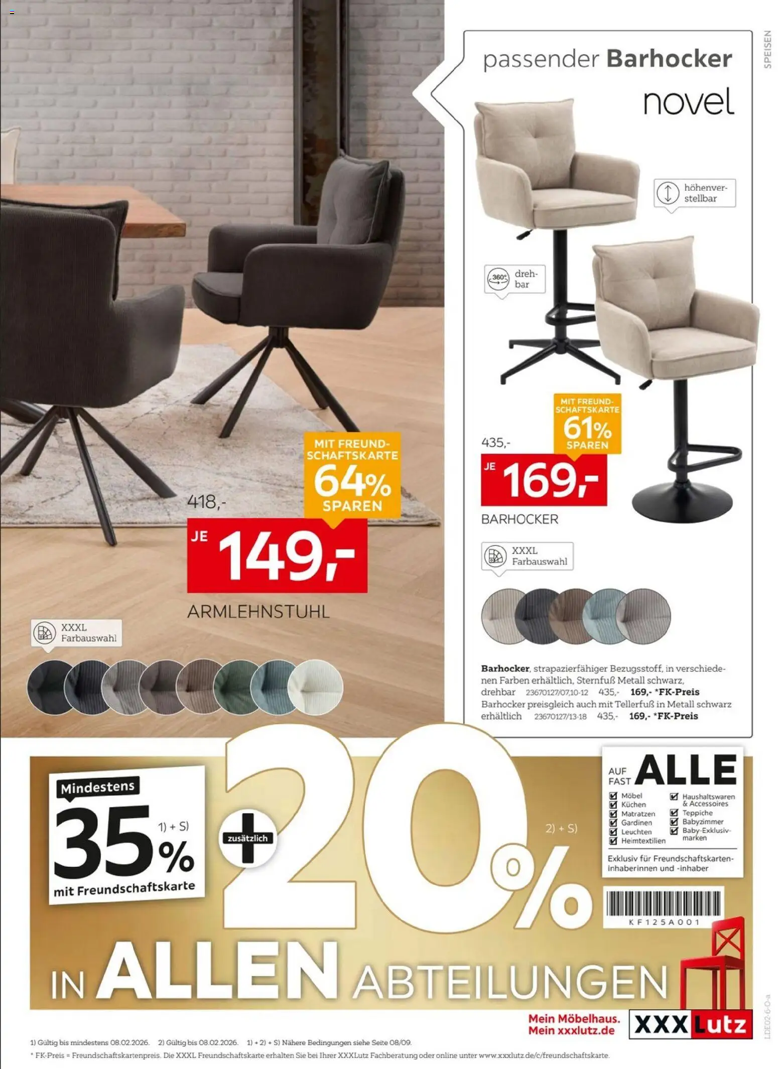 XXXL Lutz Prospekt 	 – gültig ab 25.01.2026 | Seite: 13 | Produkte: Barhocker, Kuchen