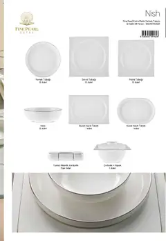 04.09.2025 tarihinden itibaren geçerli olan Karaca kataloğu önizlemesi | Sayfa: 19 | Ürünler: Kaşe, Yemek takımı