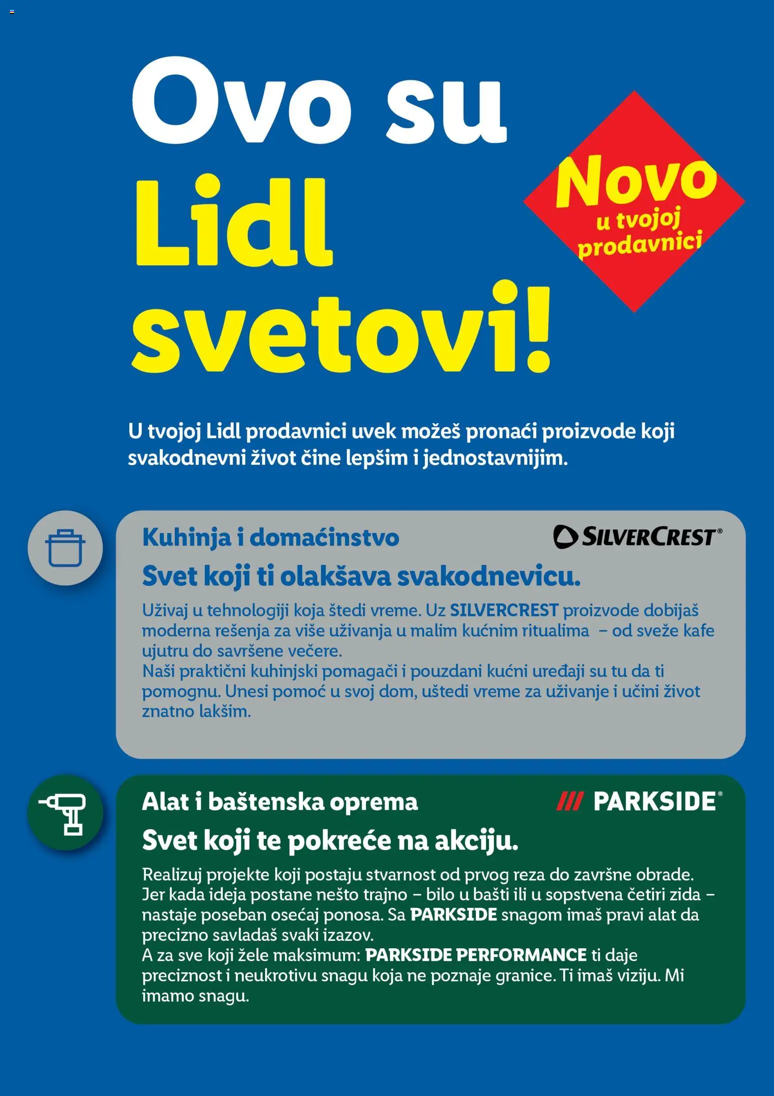 Lidl katalog - važi od 19.04.2026 | Strana: 3 | Proizvode: Silvercrest, Parkside, Kuhinja