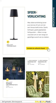 Brico - Tuincatalogus - Voorbeeld van een folder van Brico, geldig van 10.03.2026 | Pagina: 275 | Producten: Verlichting, Kaars