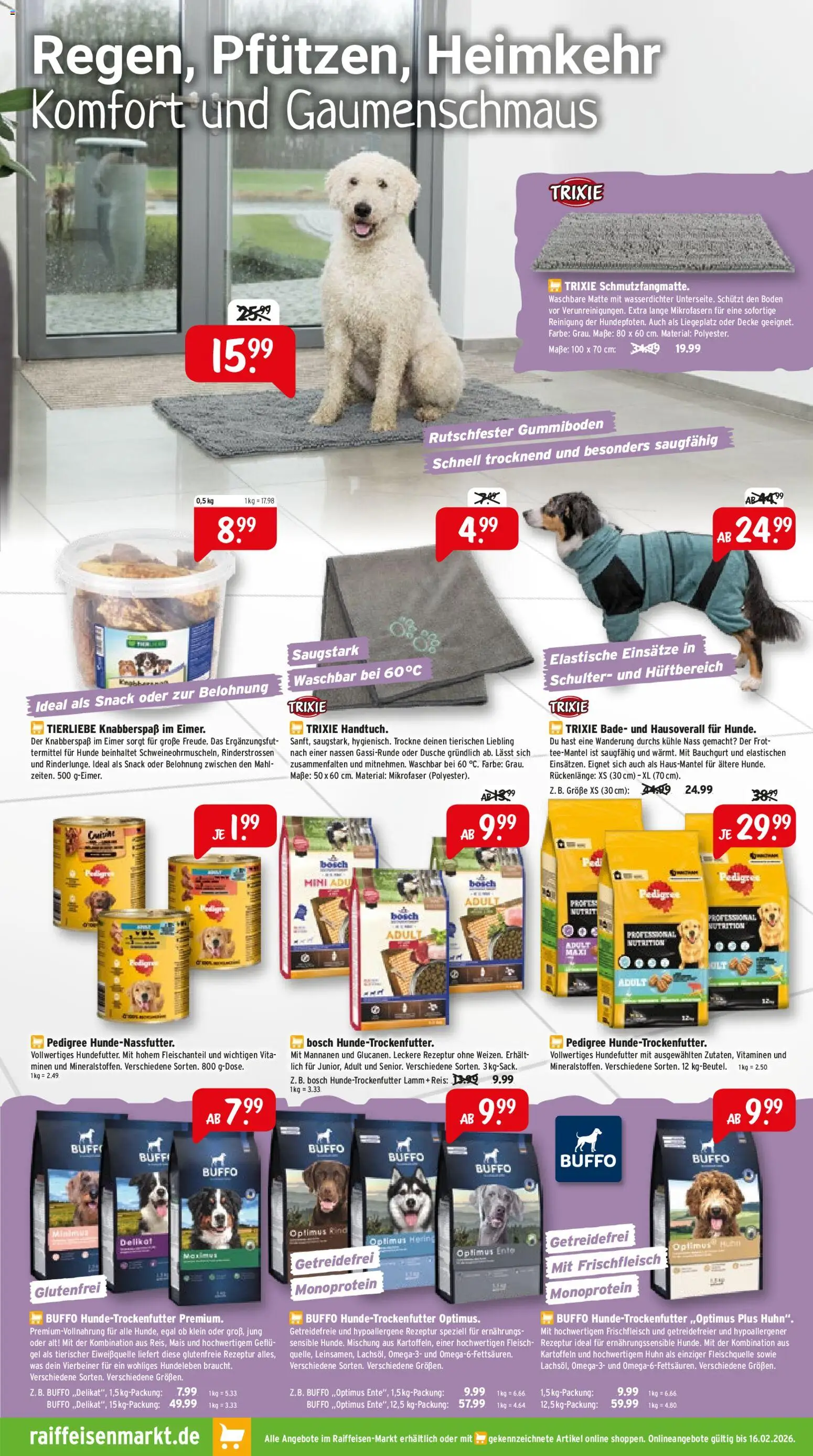 Raiffeisen Markt Prospekt 	 – gültig ab 28.01.2026 | Seite: 3 | Produkte: Bosch, Decke, Kartoffeln, Fleisch