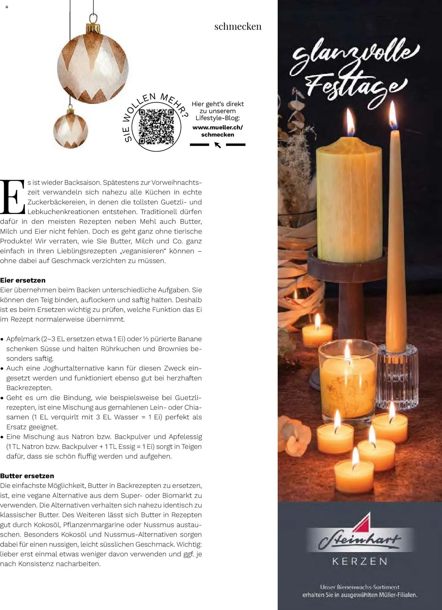 Müller Magazin – gültig ab 14.11.2025 | Seite: 67 | Produkte: Mehl, Milch, Butter, Eier