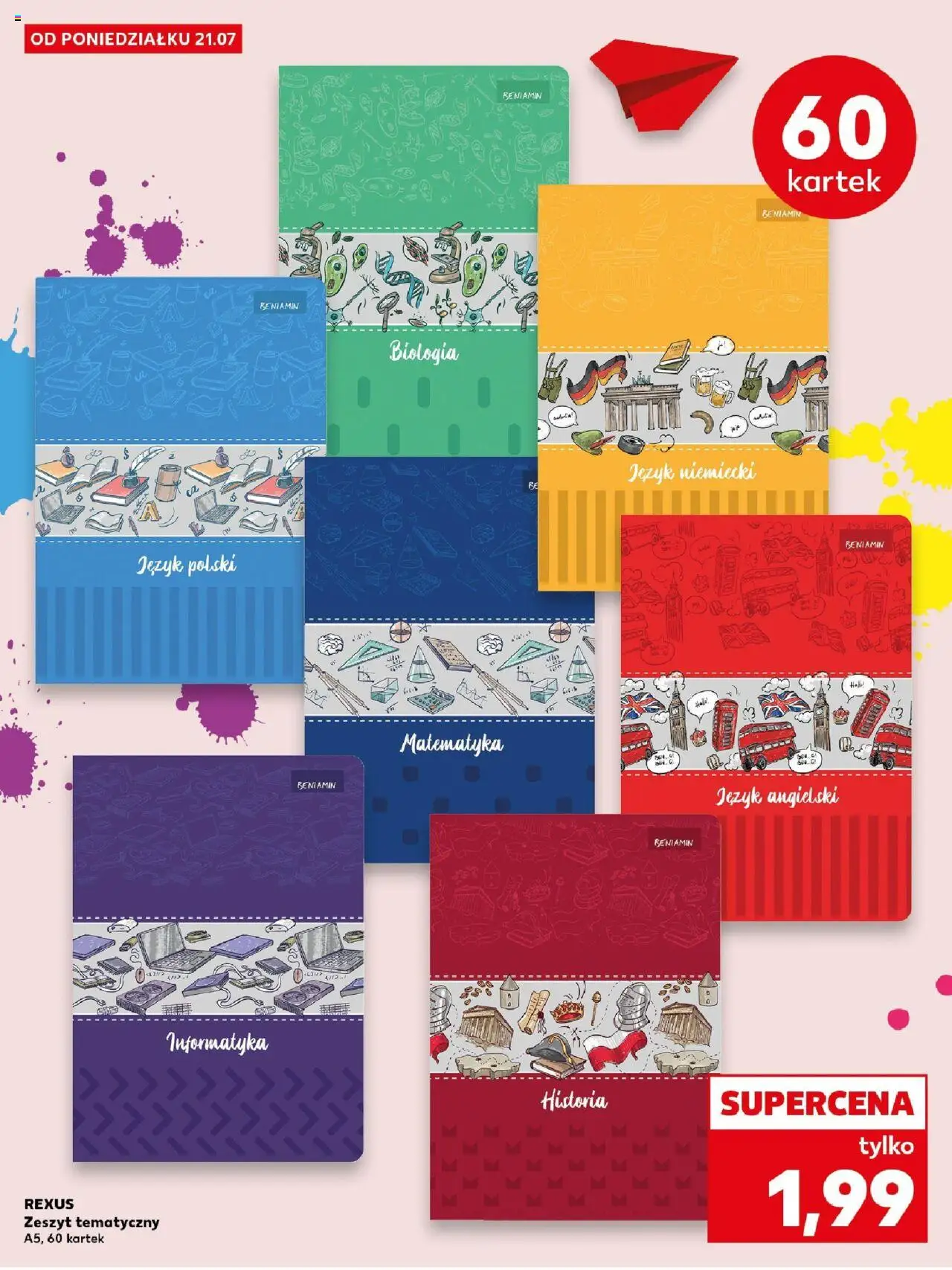Kaufland gazetka - Do Szkoły Like A Szef od 21.07.2025 | Strona: 4 | Produkty: Zeszyt