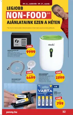 PENNY akciós ujság - amely érvényes a következő dátumtól: 11.09.2025 | Oldal: 36 | Termékek: Kompresszor, Zuhany