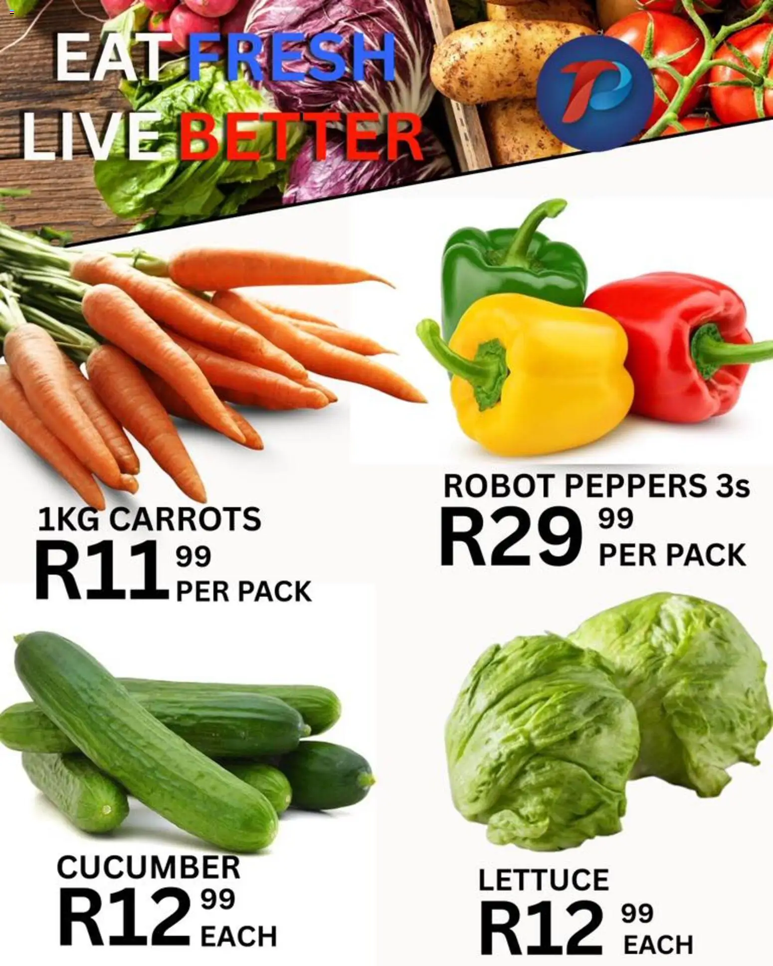 New Take n Pay catalogue – valid from 10.03.2026 | Page: 2 | Products: Carrots, Lettuce