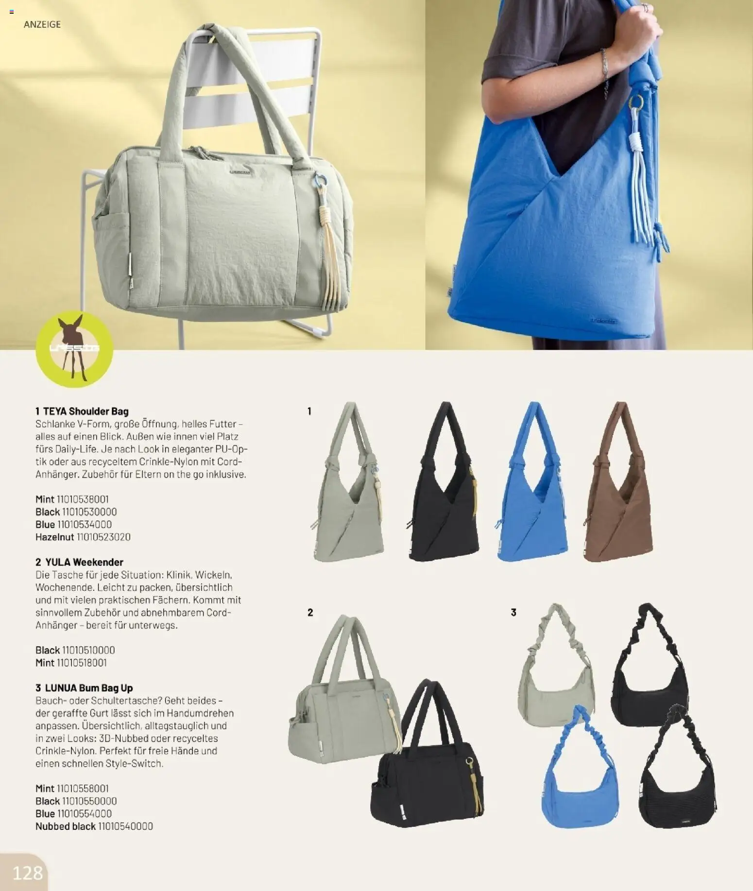 Vedes  Babykatalog  – gültig ab 01.01.2026 | Seite: 128 | Produkte: Tasche