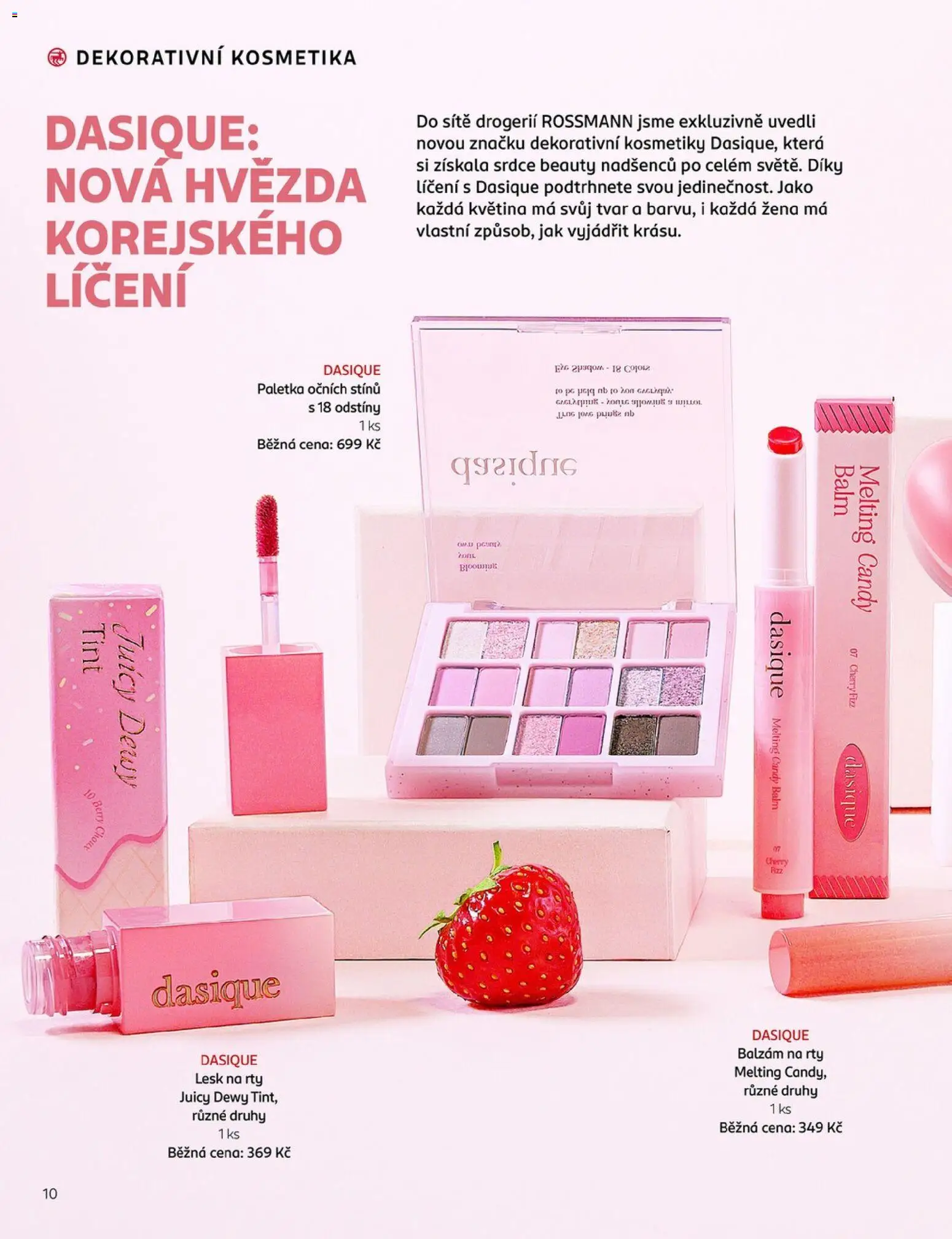 Rossmann magazín od 19.11.2025 | Strana: 10 | Produkty: Balzám na rty, Lesk na rty