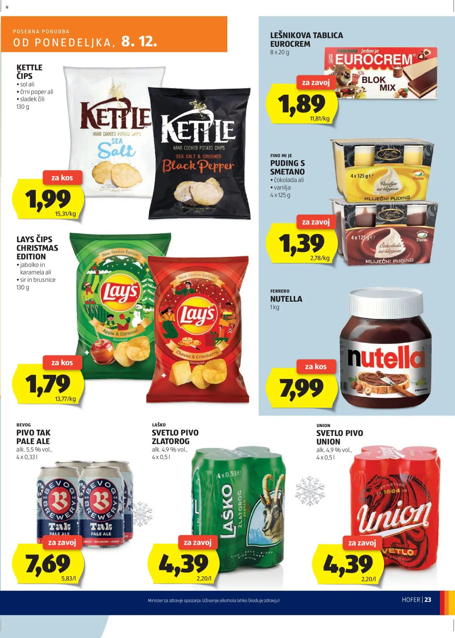 Novi Hofer katalog ponudbe – veljaven od 04.12.2025 | Stran: 23