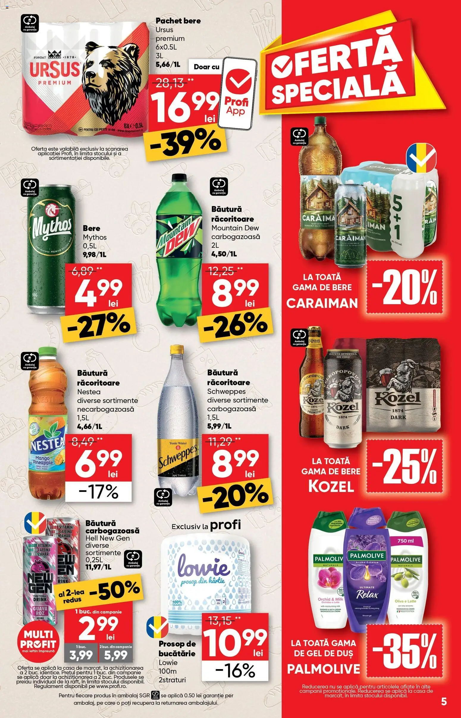 Noul catalog Profi – valabil de la 18.02.2026 | Pagină: 5 | Produse: Duș, Ananas, Zahăr, Mango