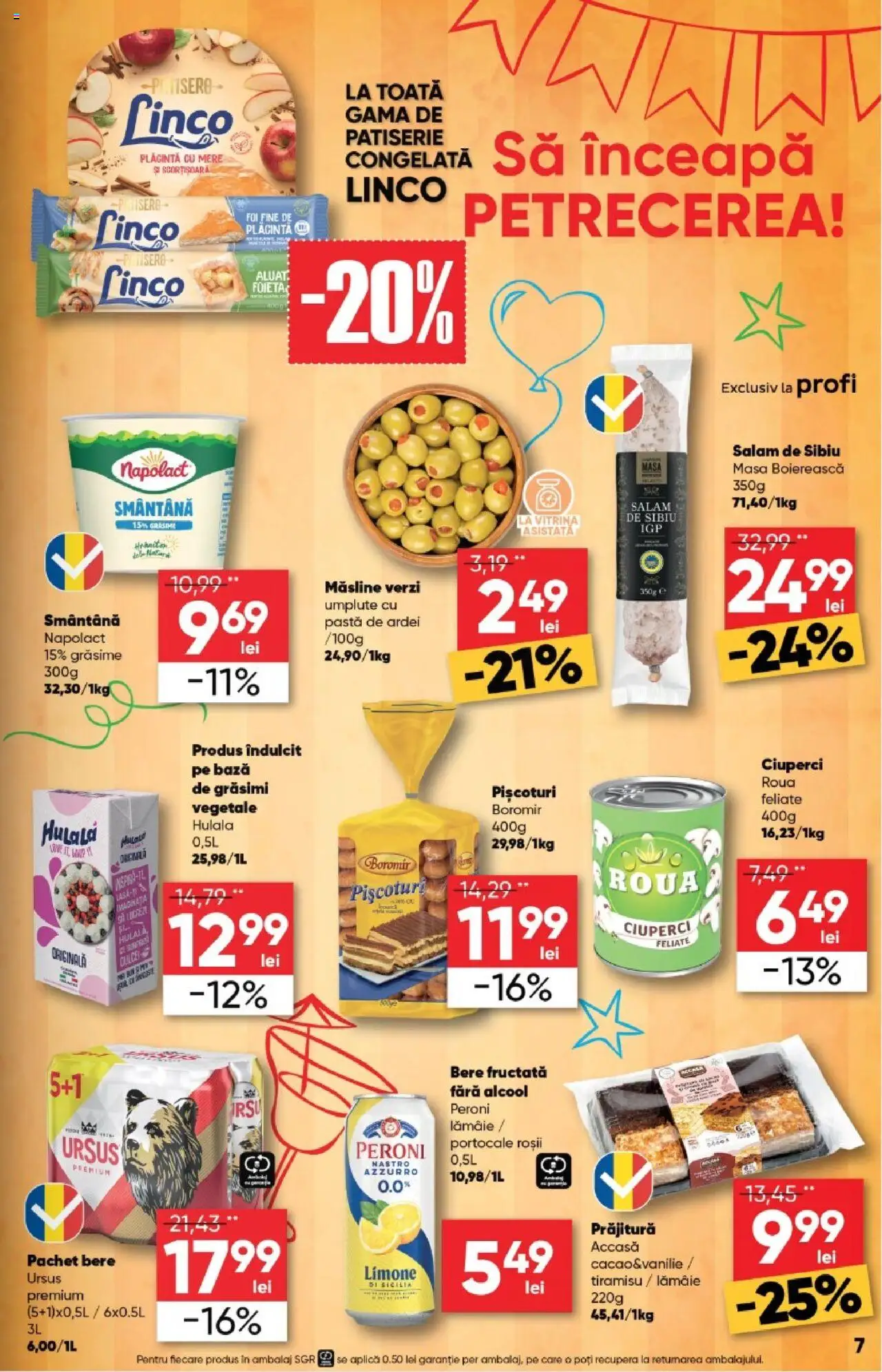 Catalog Profi Super – valabil de la 06.08.2025 | Pagină: 7 | Produse: Vitrină, Plăcintă, Smântână, Lămâie