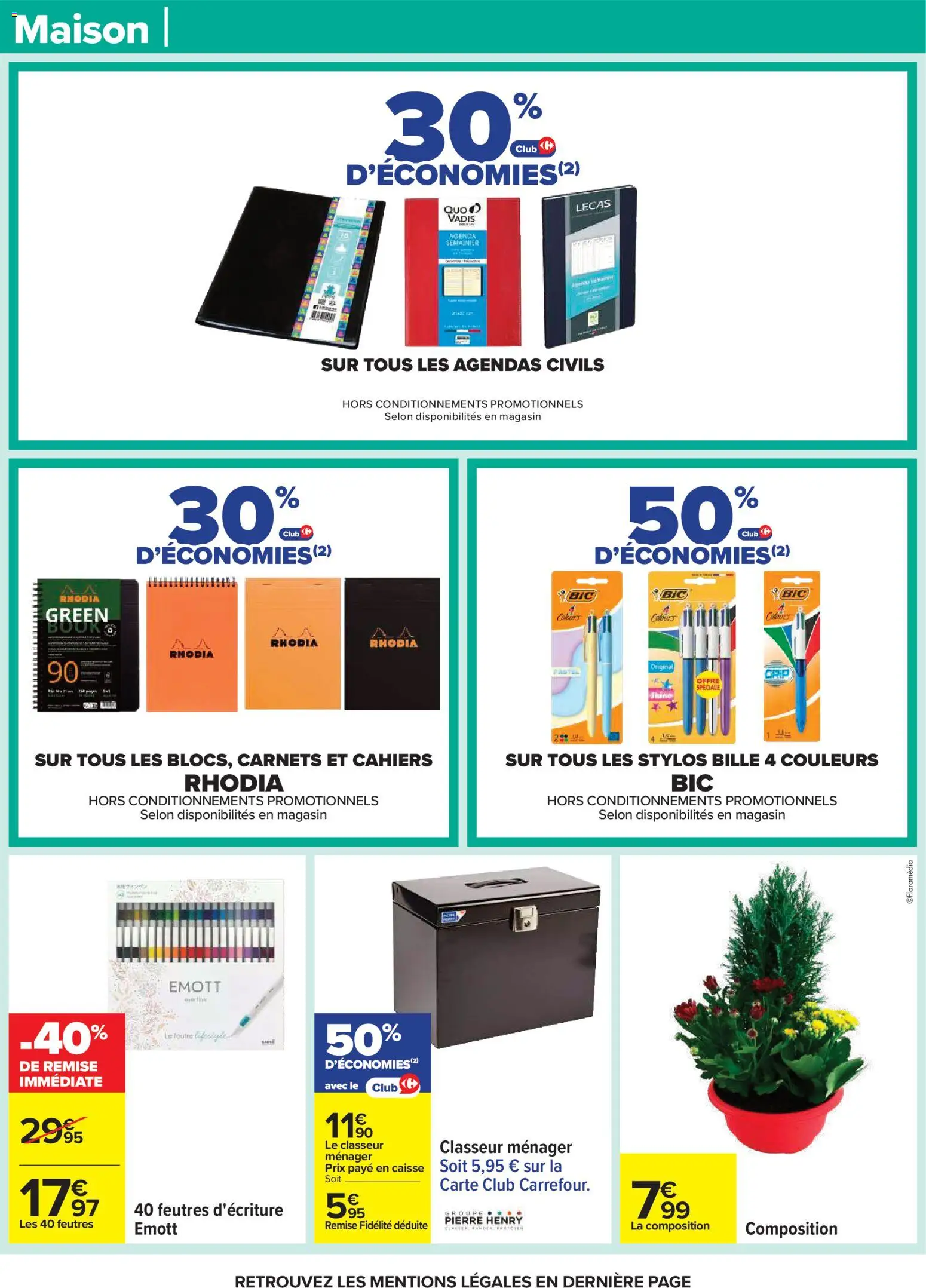 {H1} | Page: 58 | Produits: Carnets