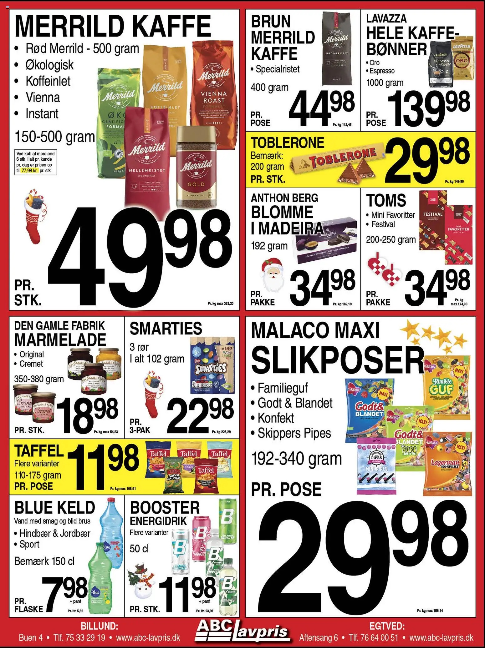 Abc Lavpris tilbudsavis – gyldig fra 17.12.2025 | Side: 9 | Produkter: Creme, Bønner, Hindbær, Marmelade