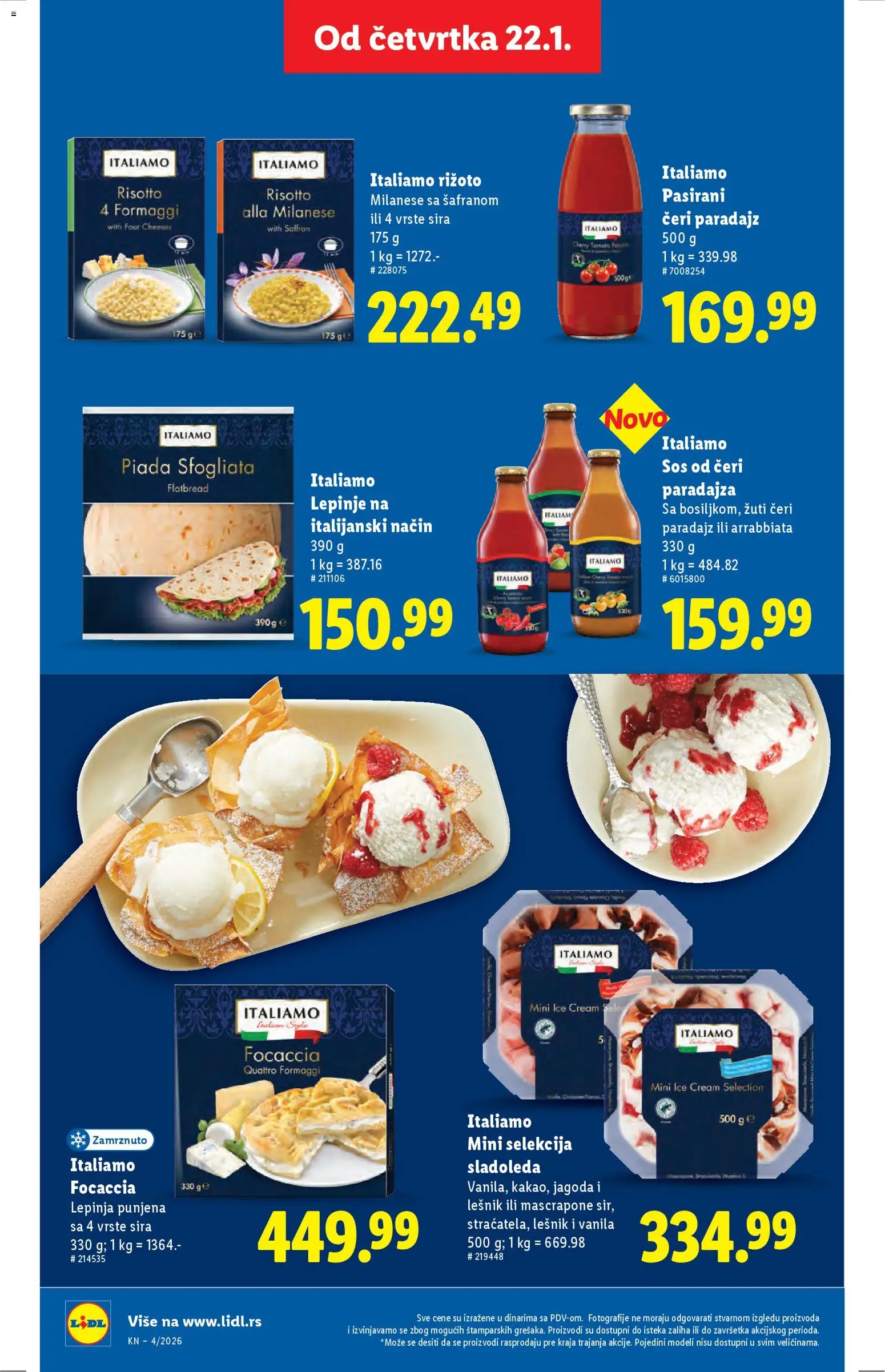 Lidl katalog - važi od 22.01.2026 | Strana: 40 | Proizvode: Jagoda, Lešnik, Sos, Paradajz