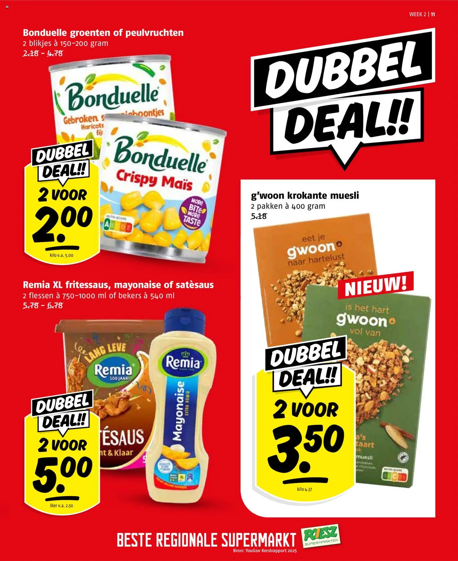 {H1} | Pagina: 11 | Producten: Taart, Muesli, Maïs, Groenten