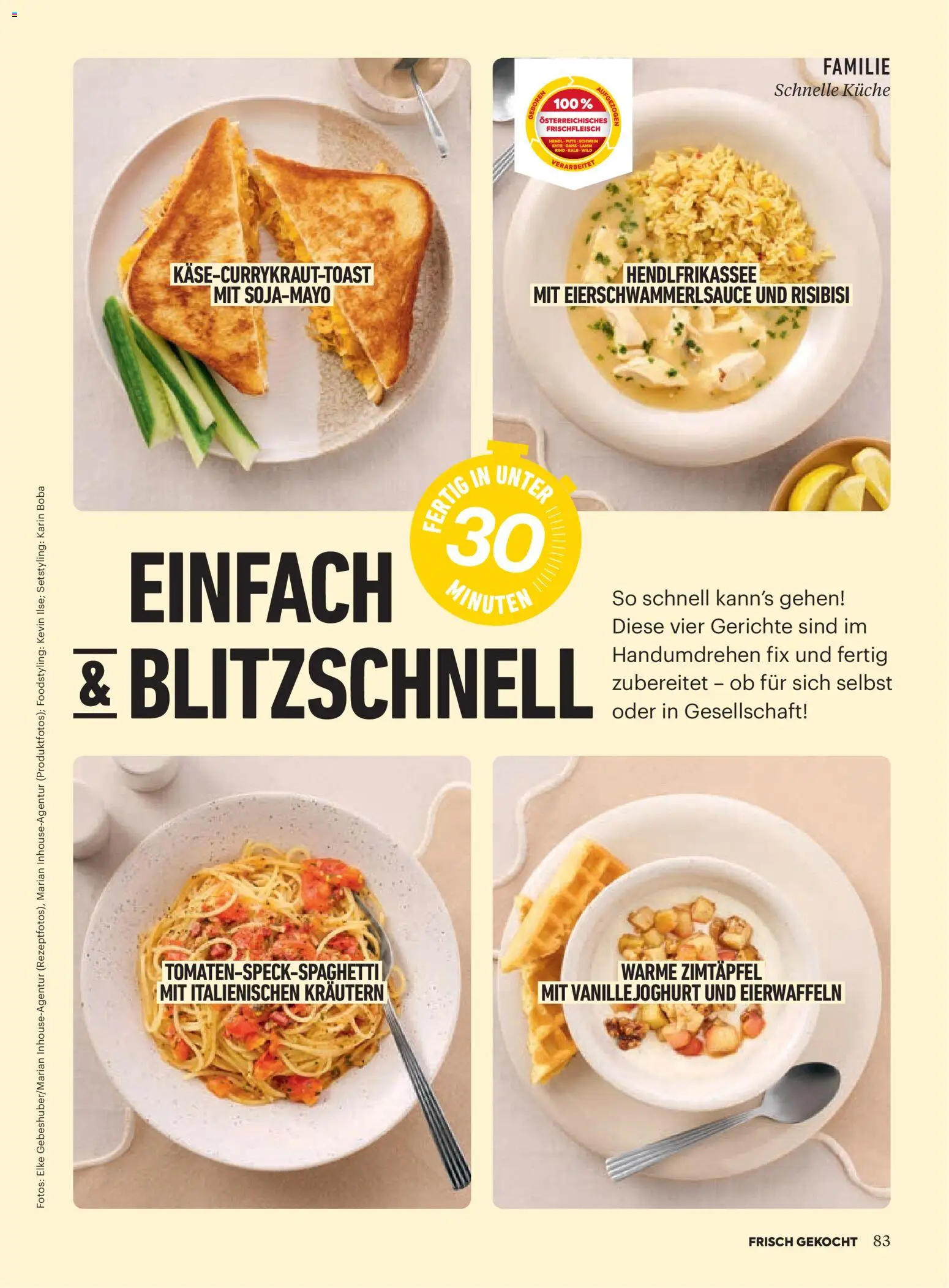 Billa  Frisch Gekocht gültig ab 01.12.2025 | Seite: 83