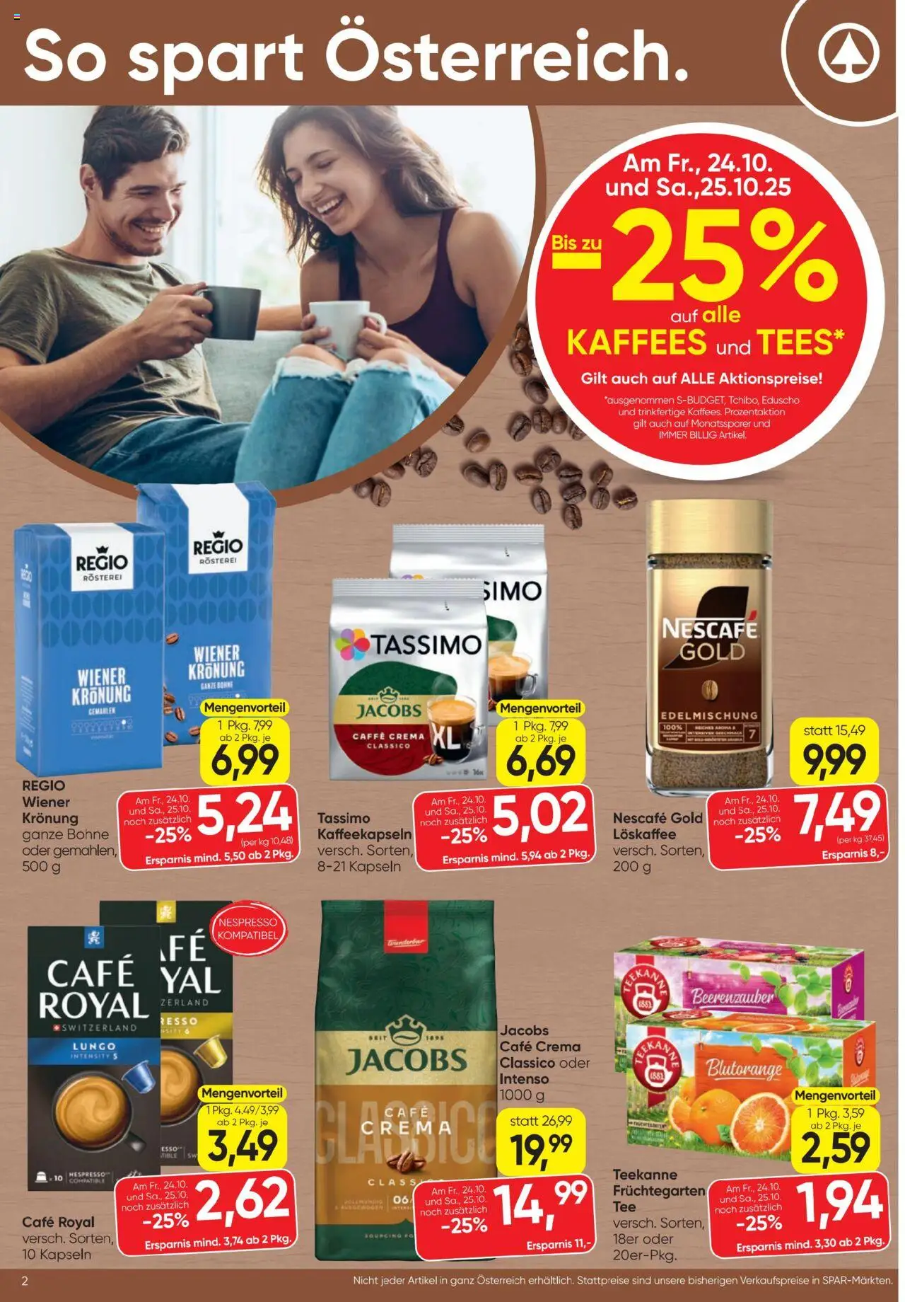 Spar Flugblatt gültig ab 23.10.2025 | Seite: 2