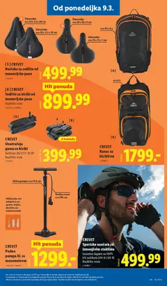 CRIVIT Sportske naočare sa izmenjivim staklima, Sportske naočare sa izmenjivim staklima Izuzetno lagane sa 100% UV zaštitom (UV-A i UV-B) Različite vrste - pregled Lidl kataloga - važi od 05.03.2026 | Strana: 99