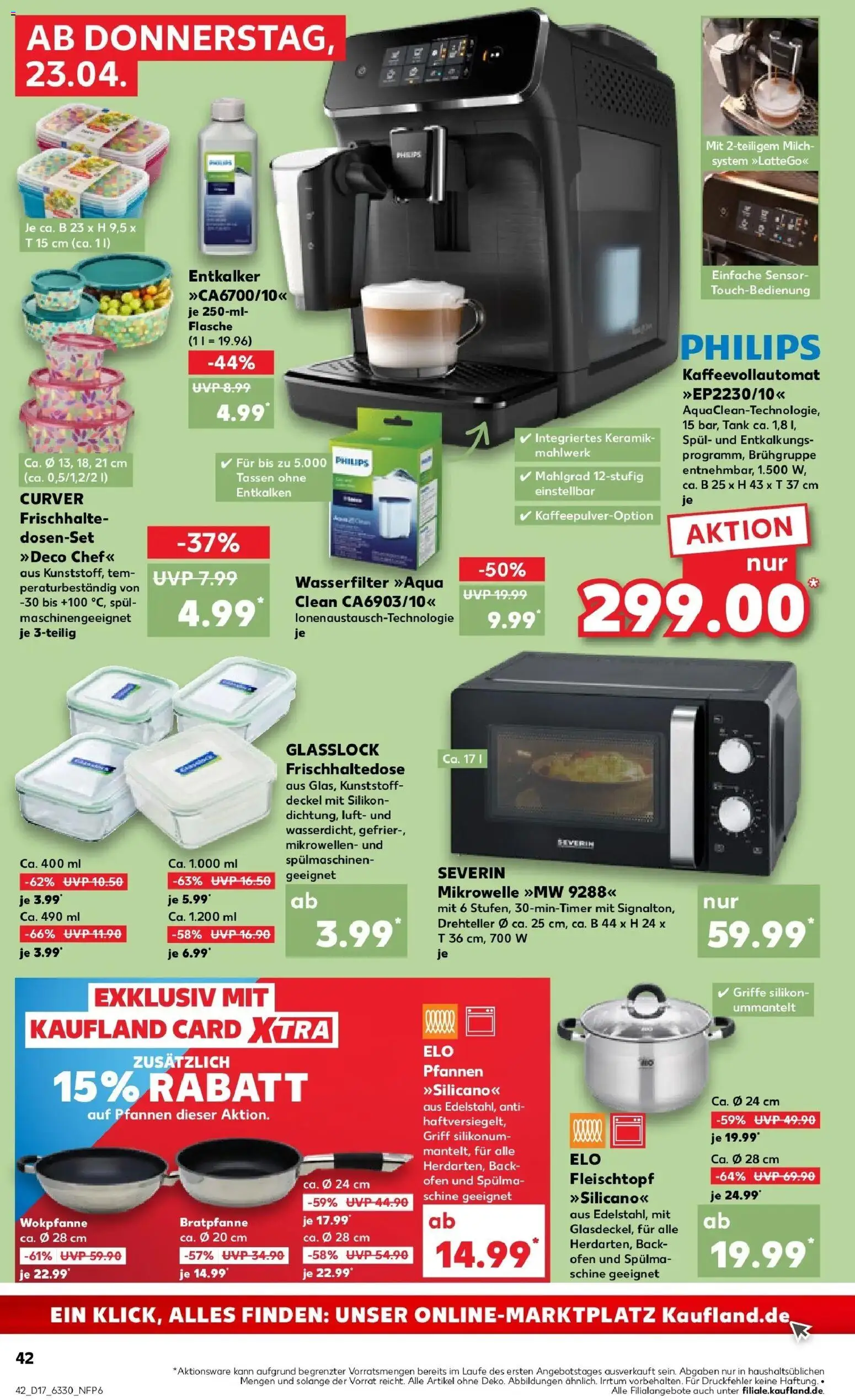 Kaufland Prospekt Delmenhorst	 – gültig ab 23.04.2026 | Seite: 42 | Produkte: Philips, Ofen, Milch, Backofen