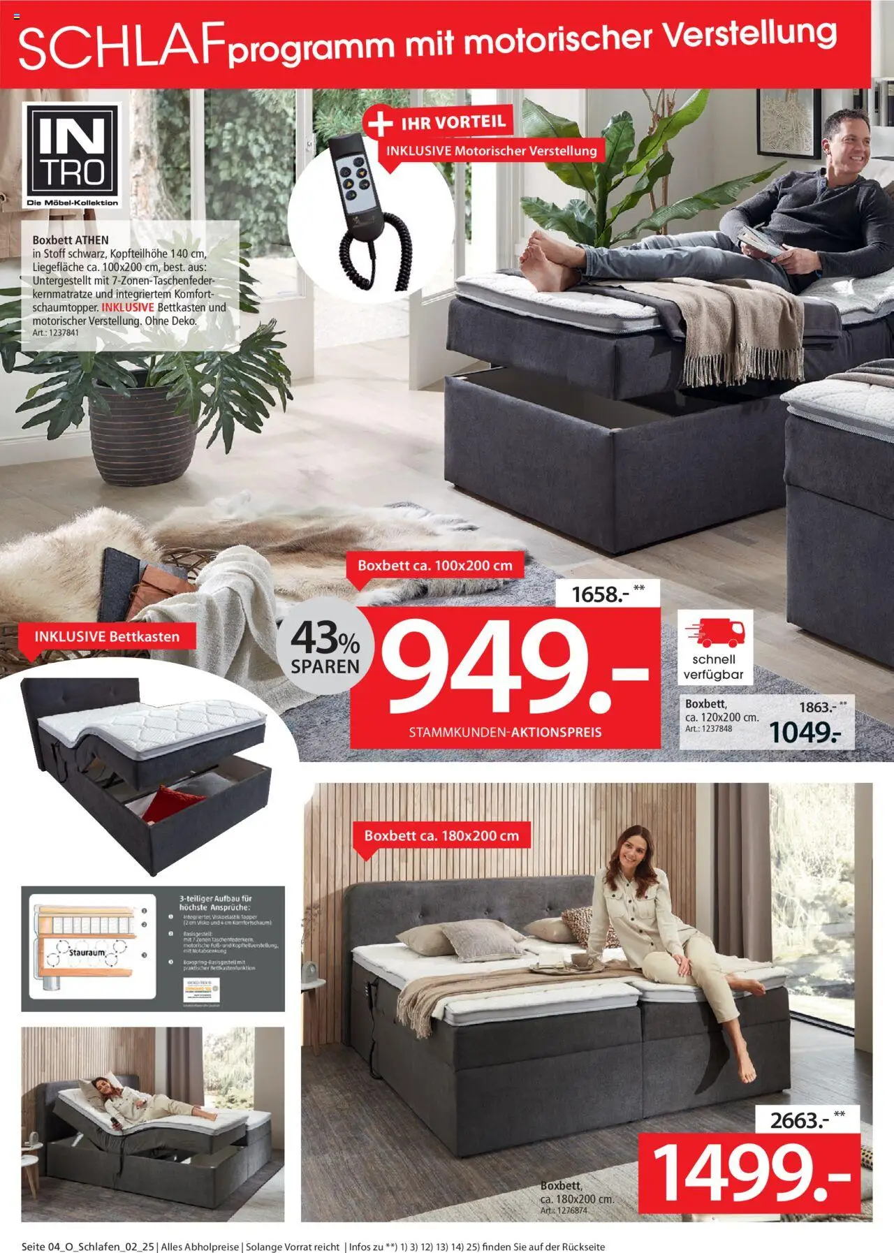 Zurbrüggen Schlafen Spezial – gültig ab 16.07.2025 | Seite: 4 | Produkte: Topper