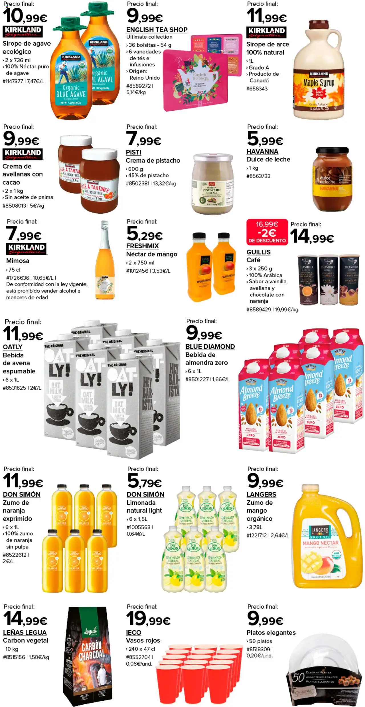Costco catálogo │ válido desde el 04.06.2025 | Página: 9 | Productos: Bebida de almendras, Limonada, Κορνίζα, Φρυγανιές σικάλεως