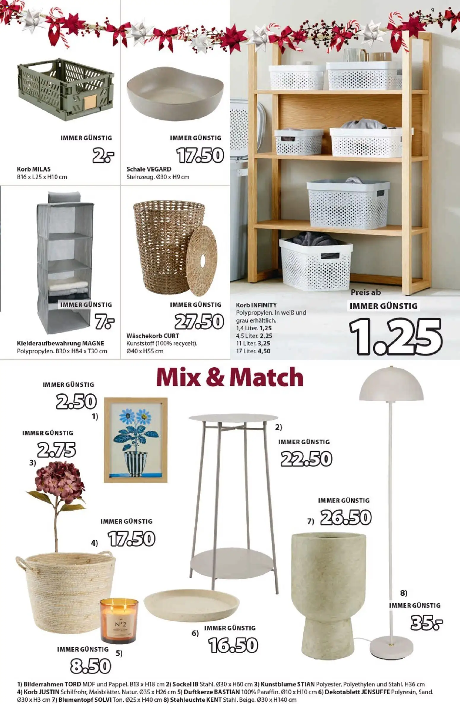 JYSK  Angebote gültig ab 05.11.2025 | Seite: 9 | Produkte: Korb, Blumentopf