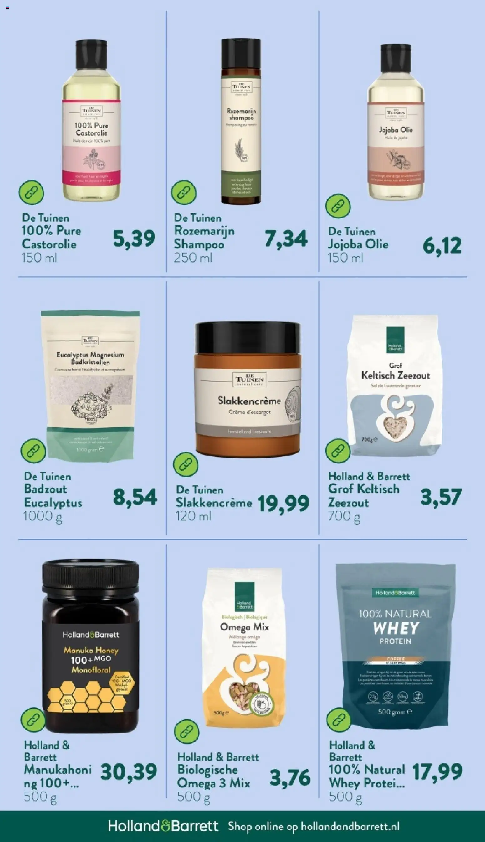 {H1} | Pagina: 29 | Producten: Káposztalevél, Olie, Whey, Shampoo