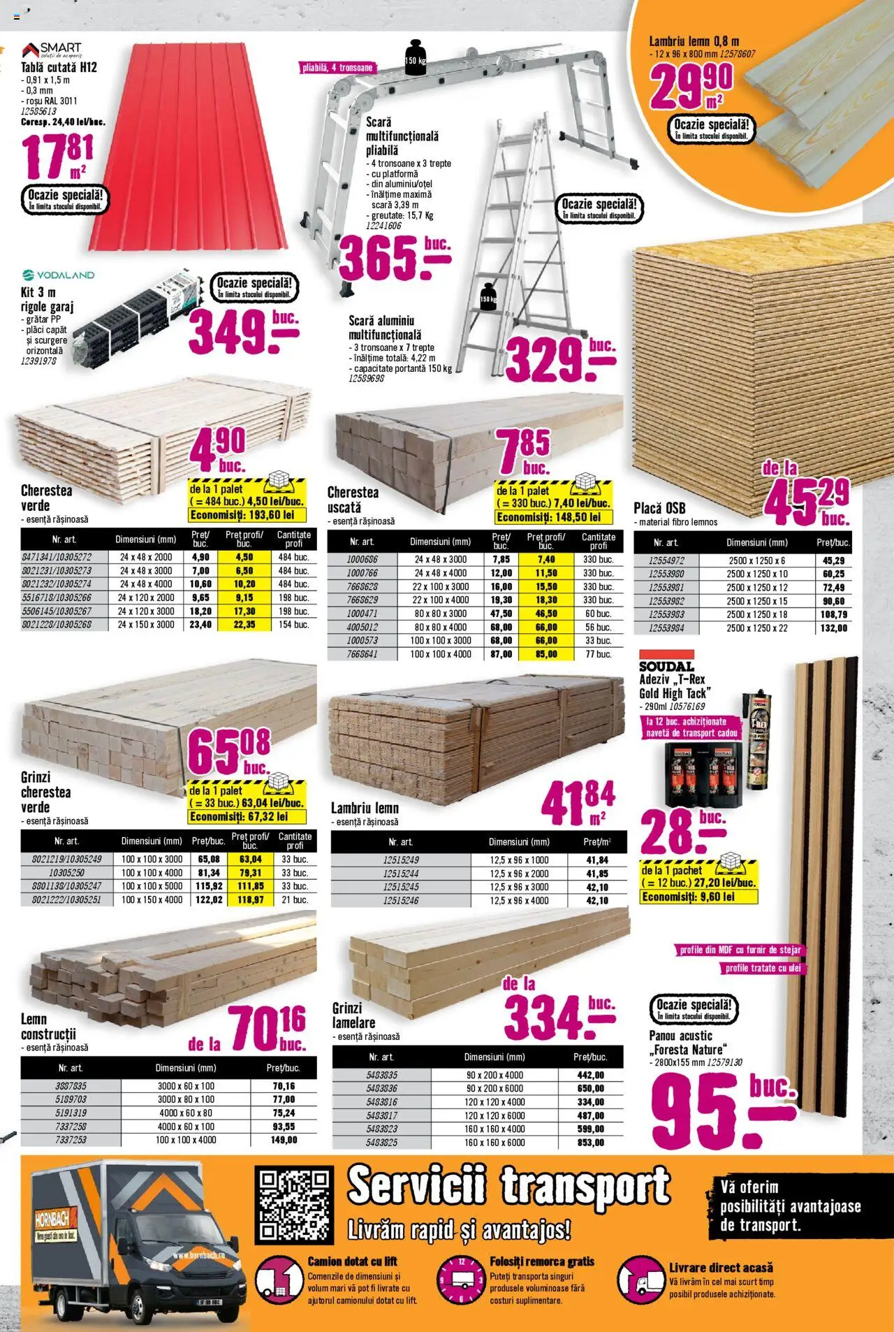 Noul catalog Hornbach – valabil de la 01.10.2025 | Pagină: 11 | Produse: Grătar, Tablă, Scară, Ulei