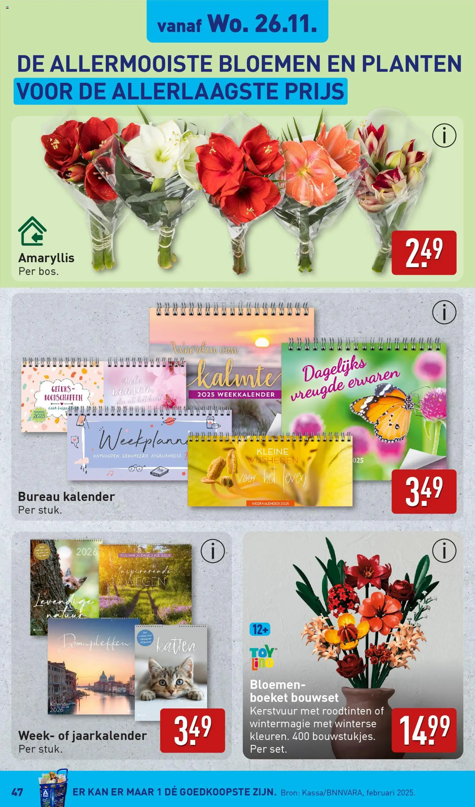 {H1} | Pagina: 47 | Producten: Kan, Bloemen, Bureau