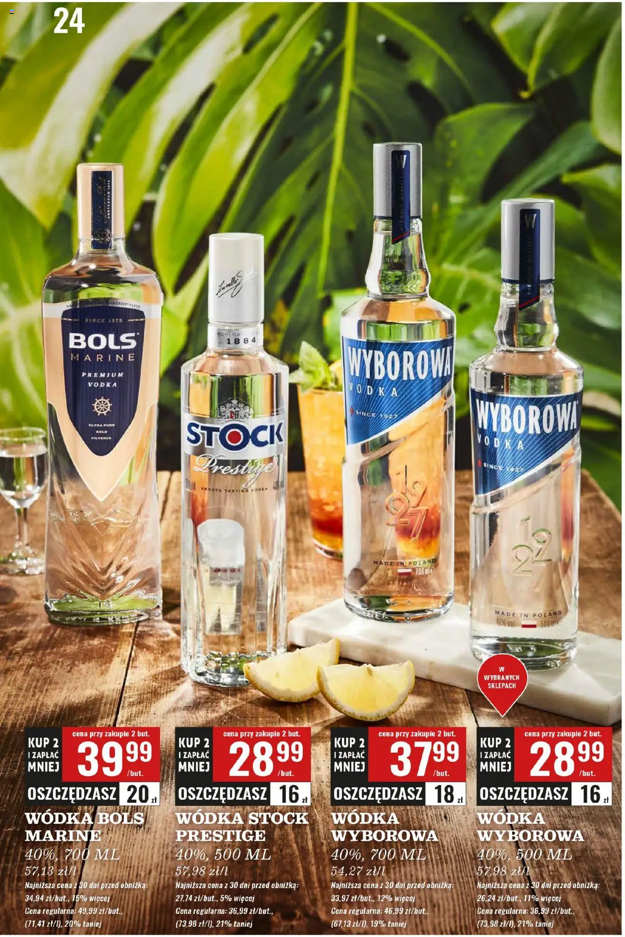 Biedronka gazetka - Czas na toast od 28.07.2025 | Strona: 26 | Produkty: Wódka Stock, Vodka, Wódka