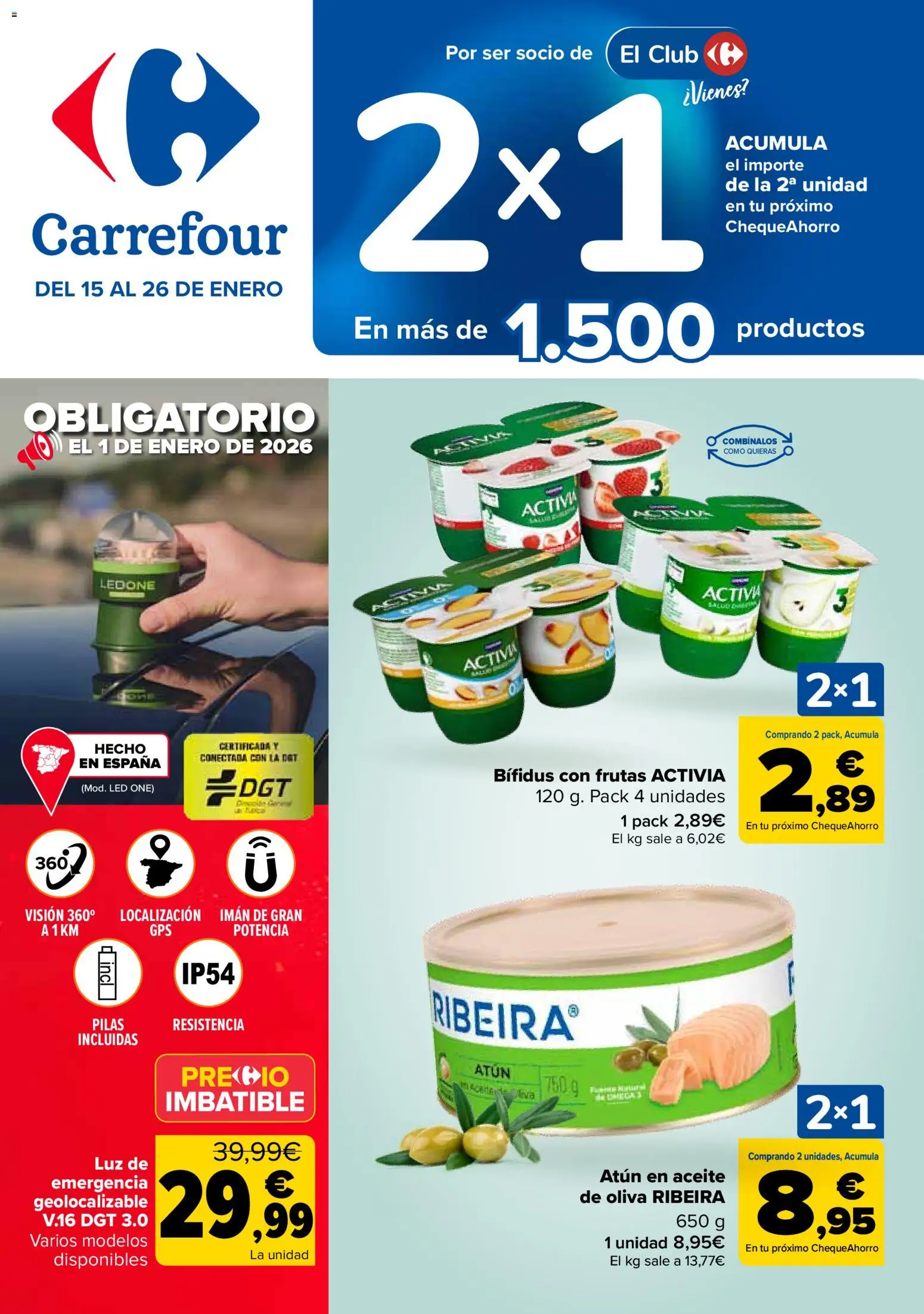 Carrefour folleto │ válido desde el 15.01.2026 | Página: 1 | Productos: Aceite