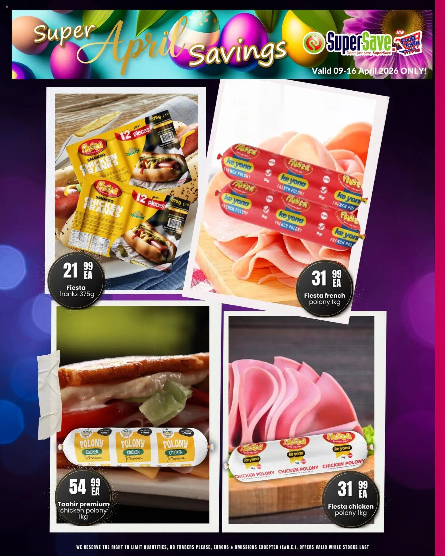 New Super Save catalogue – valid from 09.04.2026 | Page: 47 | Products: Polony, Chicken