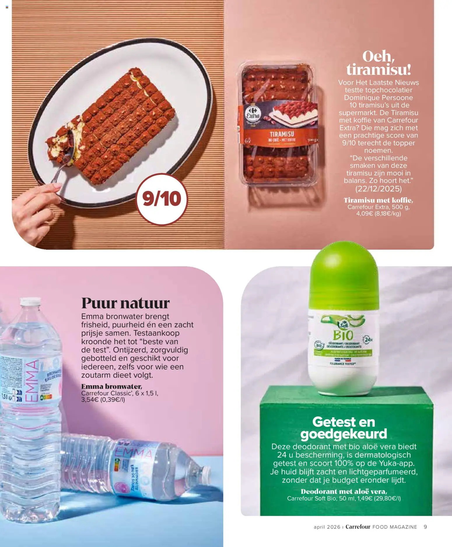 {H1} | Pagina: 9 | Producten: Deodorant, Koffie