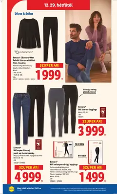 Esmara® / Esmara® Men Felnőtt thermo aláöltöző felső / nadrág, Kellemesen puha és meleg bolyhos belső felülettel. Méret: női: 32-46 - férfi: M-XXL - amely érvényes a következő dátumtól: 27.12.2025 | Oldal: 40