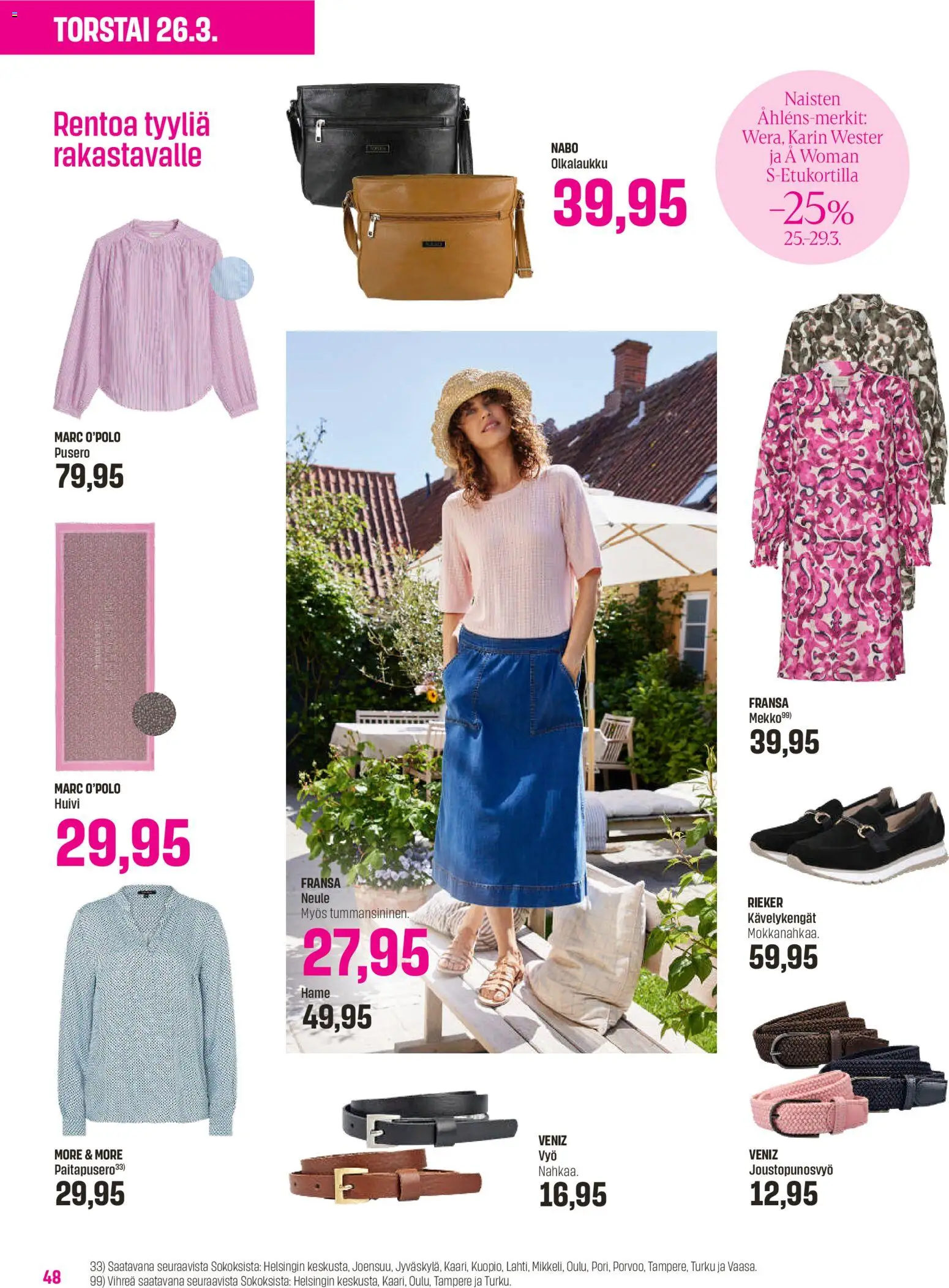 Sokos tarjoukset - Emotion 3plus1 – voimassa 25.03.2026 alkaen | Sivu: 48 | Tuotteet: Hame, Pusero, Huivi, Mekko