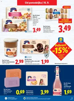 Novi Lidl katalog ponudbe – veljaven od 11.09.2025 | Stran: 45 | Izdelki: Keksi, Namaz, Milo