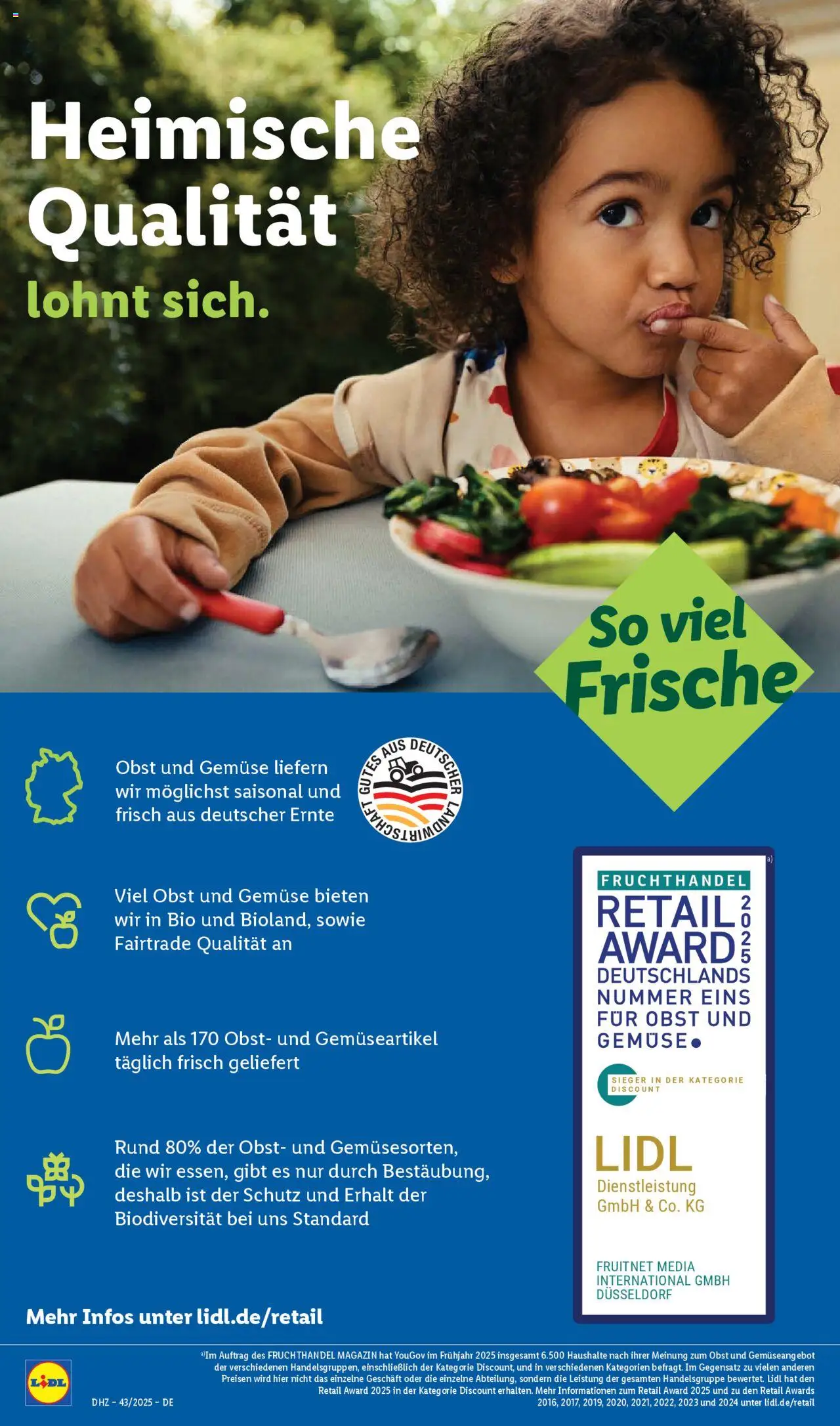 Lidl Prospekt Kornwestheim – gültig ab 20.10.2025 | Seite: 68 | Produkte: Gemüse, Obst
