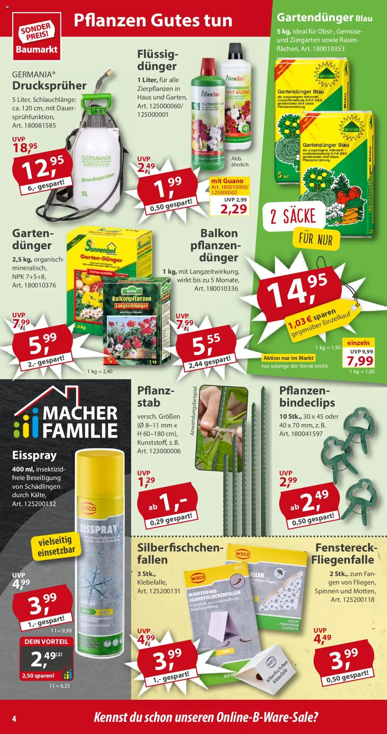 Sonderpreis Baumarkt Prospekt 	 - gültig ab dem 26.07.2025 | Seite: 4 | Produkte: Gemüse
