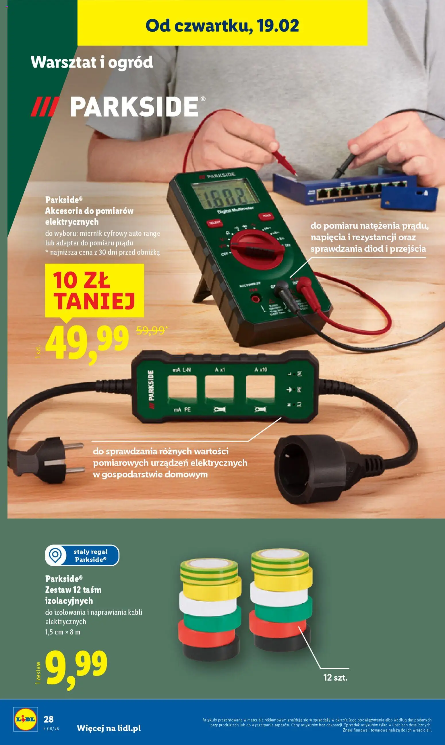 Lidl Polsko katalog od 16.02.2026 | Strana: 36 | Produkty: Parkside, Adaptér, Regál