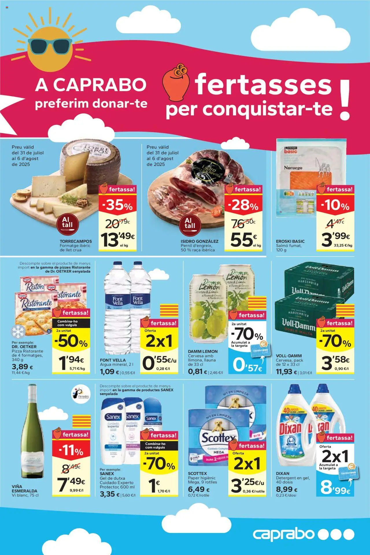 Caprabo - Provincia de Barcelona │ válido desde el 31.07.2025 | Página: 3 | Productos: Pizza